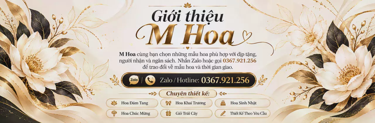 Ảnh bìa Shop hoa tươi Xã Bình An Đồng Nai - Chăm chút món quà từ sắc hoa